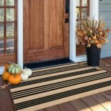 OJIA Front Door Mat 24″x51″, Striped Porch Rug Outdoor Door Mat Fall Decor