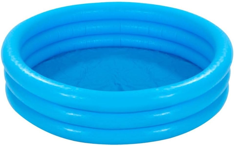 INTEX 58426EP Crystal Blue Inflatable Kiddie Pool, 58in x 13in, for Ages 2+