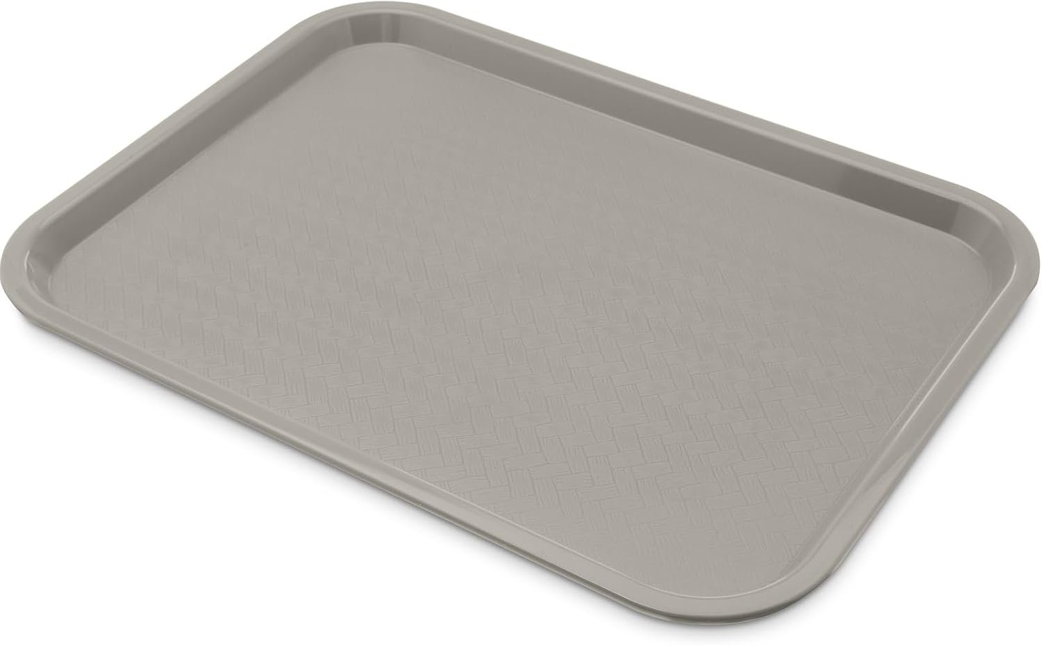 Carlisle FoodService Products Café Cafeteria Tray, Fast Food Tray for Restaurant or Commercial Use, 12″ x 16″, 1 Count, Gray
