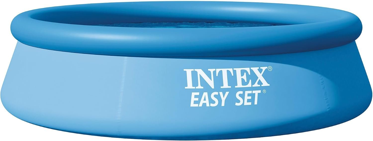 Intex 28120EH Easy Set Inflatable Swimming Pool: 10ft x 30in – Puncture-Resistant Material – Quick Inflation – 1018 Gallon Capacity – 23in Water Depth