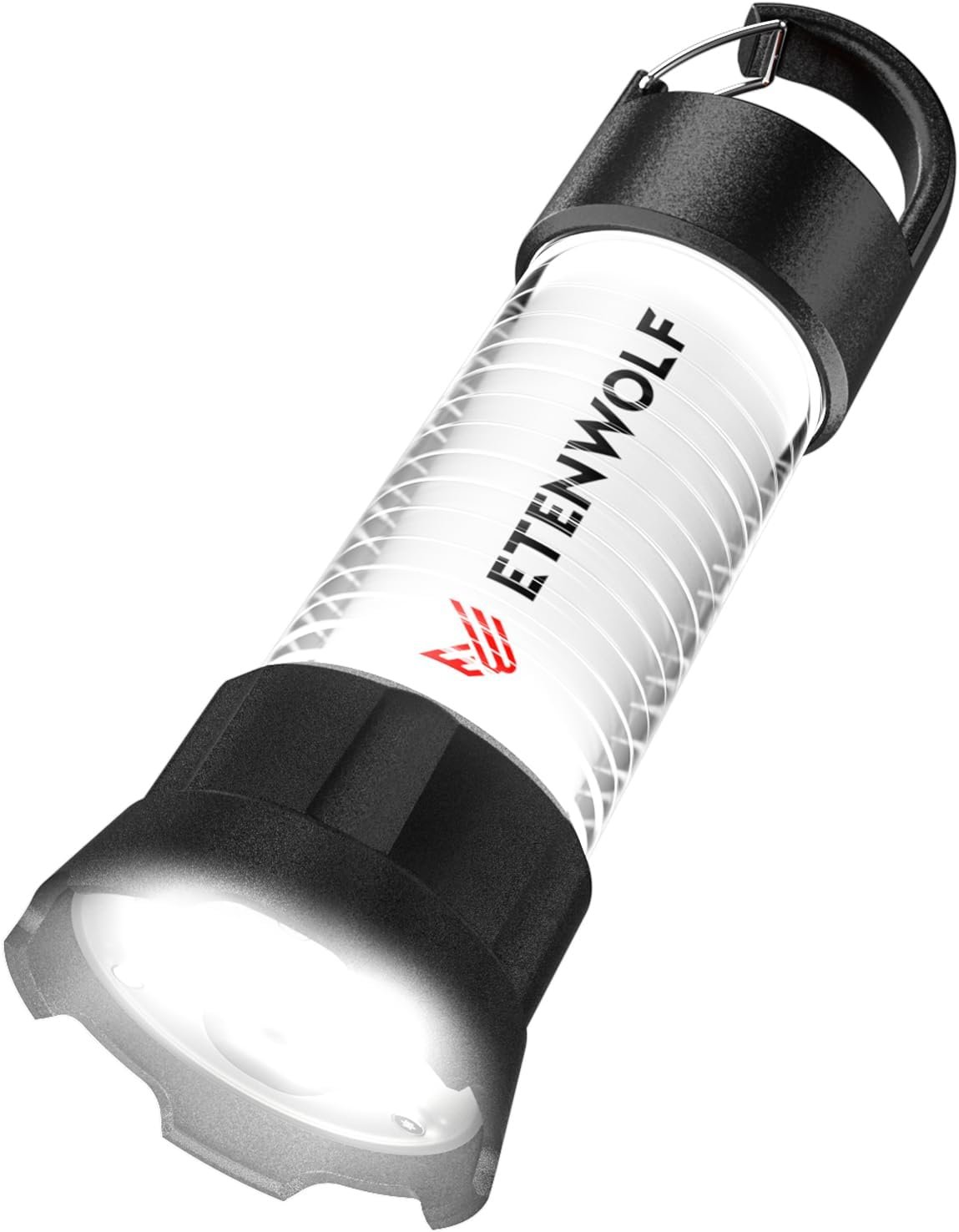 ETENWOLF Ultra Bright Camping Lantern, 1000LM LED Mini Flashlight Spotlight | 5000mAh Rechargeable Lantern with 6 Modes, Waterproof Portable Tent Light for Camping, Hiking, Power Outages & Emergencies