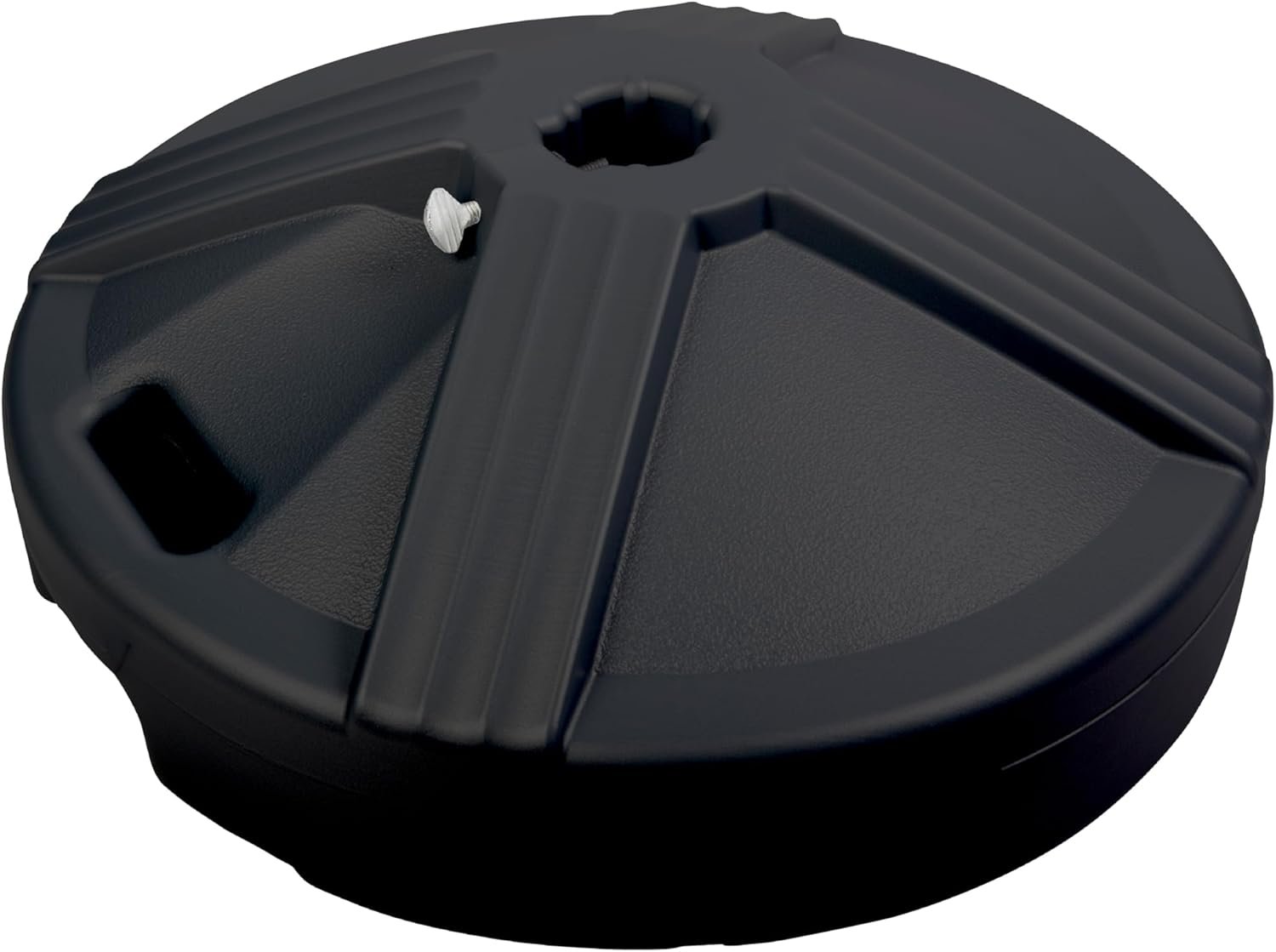 US Weight Durable 50 Pound Fillable Umbrella Base Designed to be Used with a Patio Table