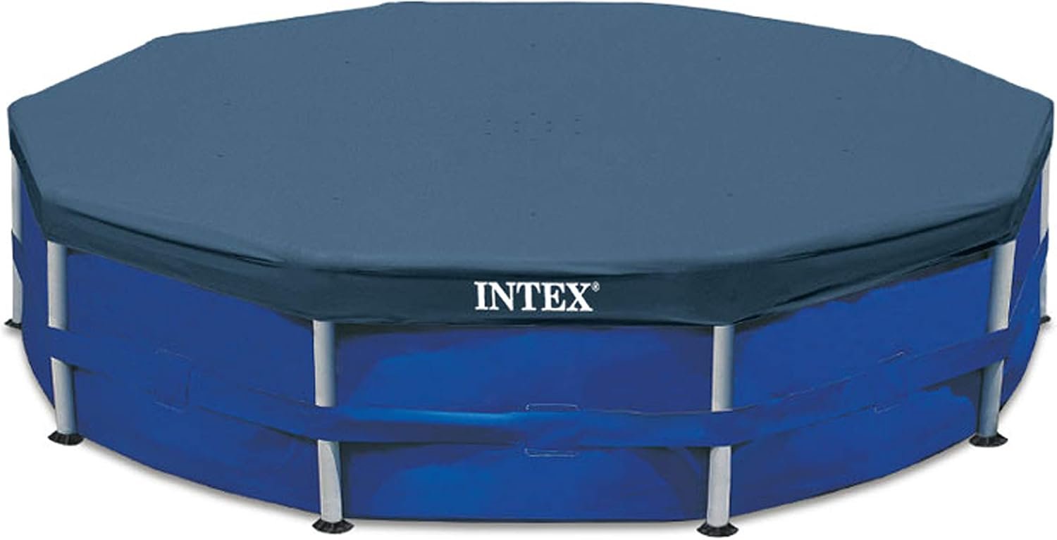BLOSSOMZ Intex 12′ Round Frame Set Easy Swimming Pool Debris Cover | 28031E