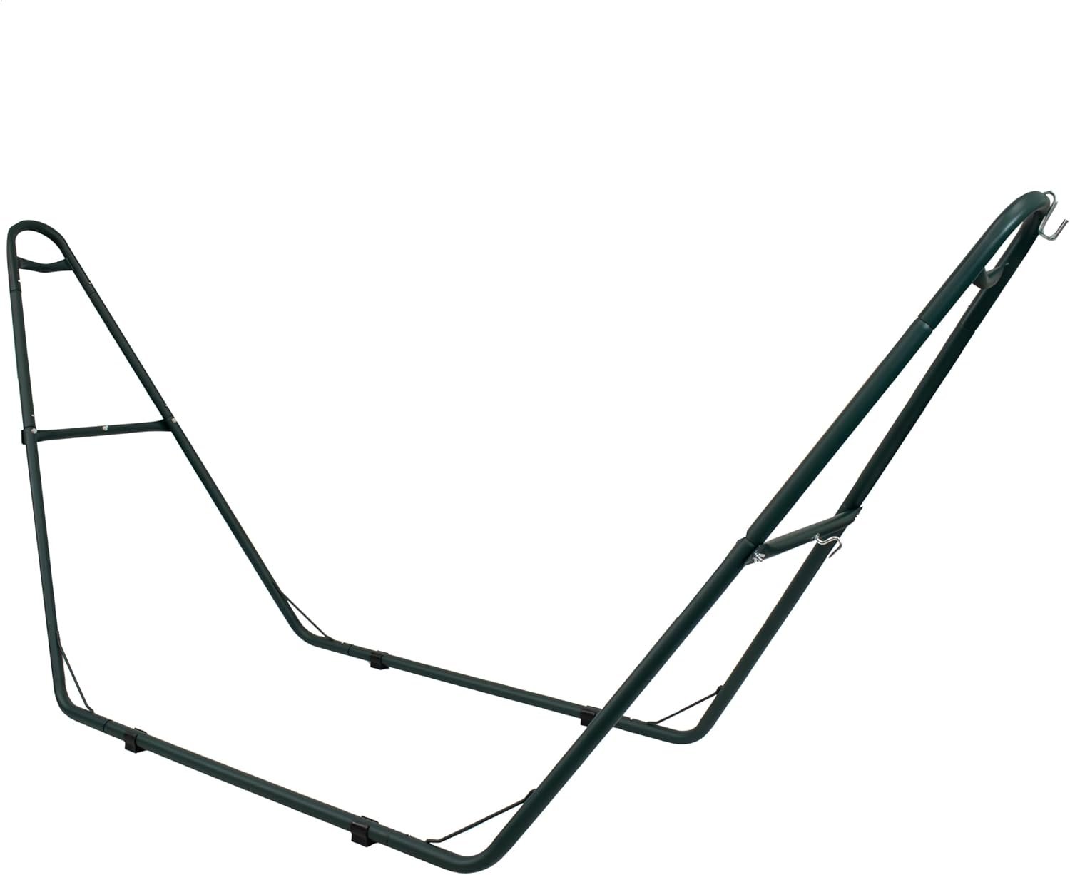 Sunnydaze Decor Universal Double Hammock Stand Only – 550-Pound Capacity – Heavy-Duty Hammock Stand for Outside – Fits 9 to 14 Foot Hammocks – Green