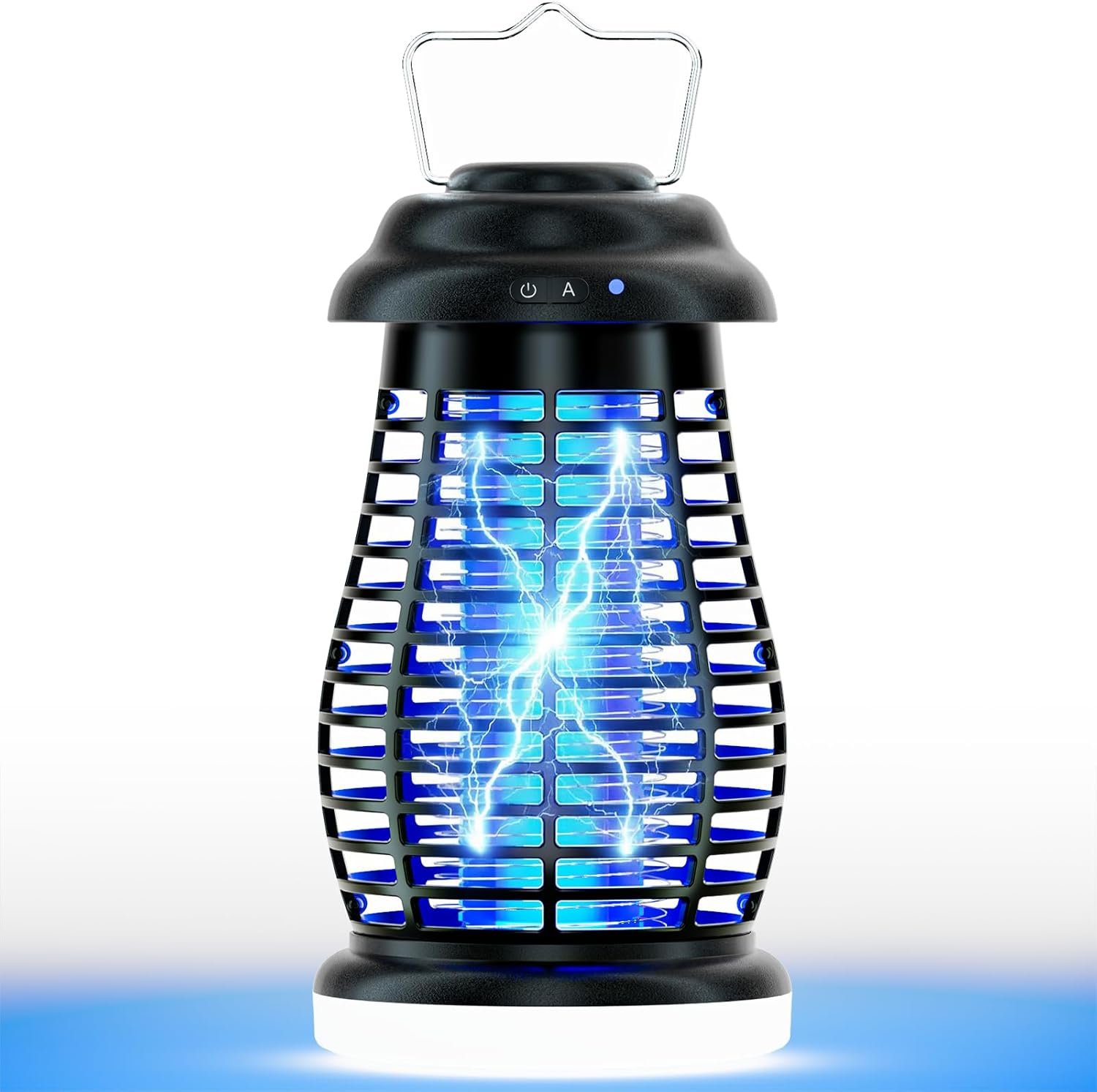 Bug Zapper Outdoor & Indoor,Cordless Portable Mosquito Zapper with Rechargeable 4800mAh Battery & Auto On/Off,Mosquito Repellent Outdoor Patio,Electric Fly Trap for Camping,Kitchen,Backyard,Patio