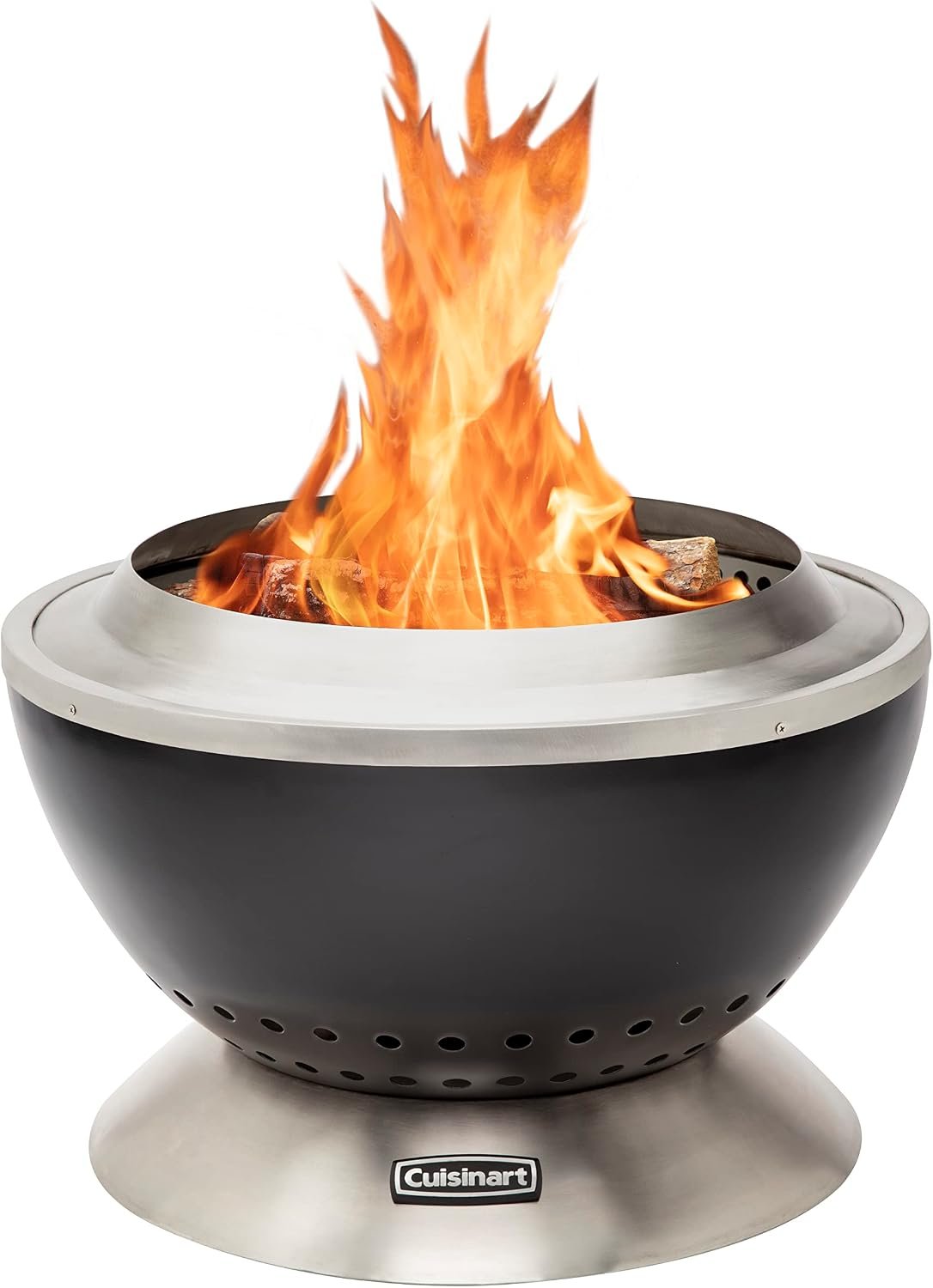 Cuisinart Outdoor Fire Pit, Cleanburn Smokeless System, Wood Burning, 24″