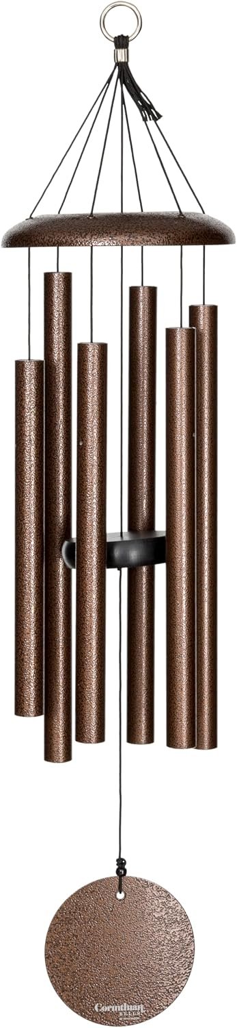 Corinthian Bells 30 Inch Copper Vein Wind Chimes for Outside, Deep Tone Memorial Outdoor Wind Chime, Made in USA
