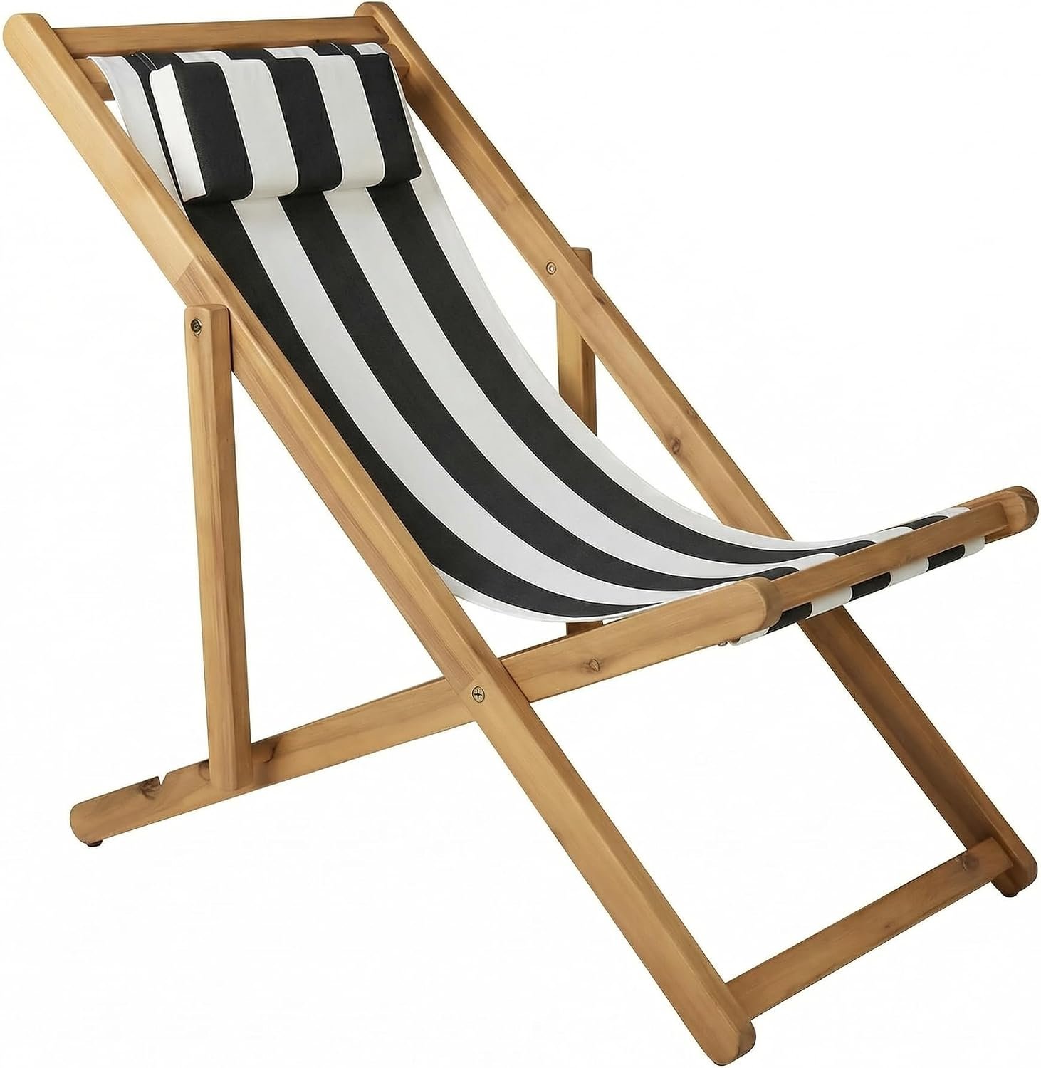 Sorra Home Adjustable Sling Chair with Sunbrella Fabric