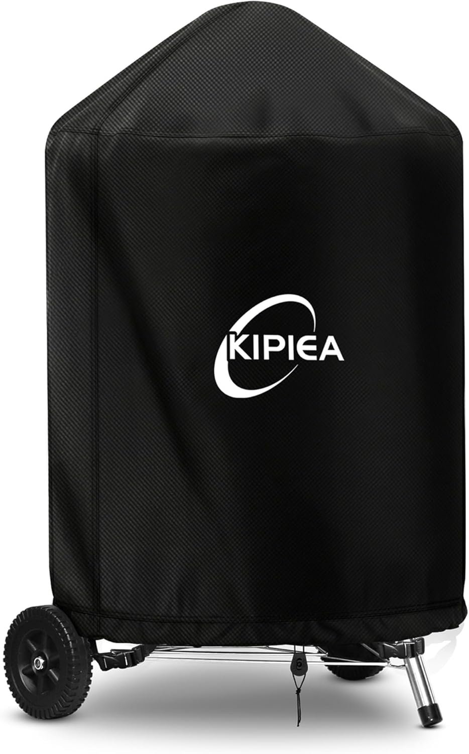 Kipiea 600D Grill Cover for Weber 26 Inch Charcoal Kettle, Heavy-Duty Oxford BBQ Grill Covers with 3 Buckles, Waterproof, Wind Resistant, Anti UV, No Tears (31.5″ W X 31.5″ D X 39″ H)