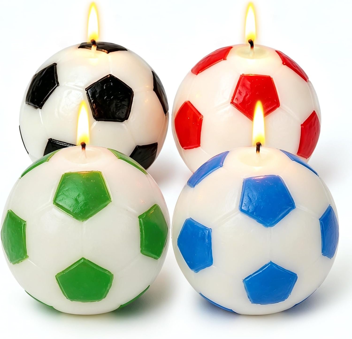 Larger Citronella Candles Outdoor Indoor Up to 120 Burning Hours | Patio Outside Camping, Soccer Birthday Party, 4 Pack Up to 120 Burning Hours, Lemograss Candle Bulk for Garden Yard Balcony