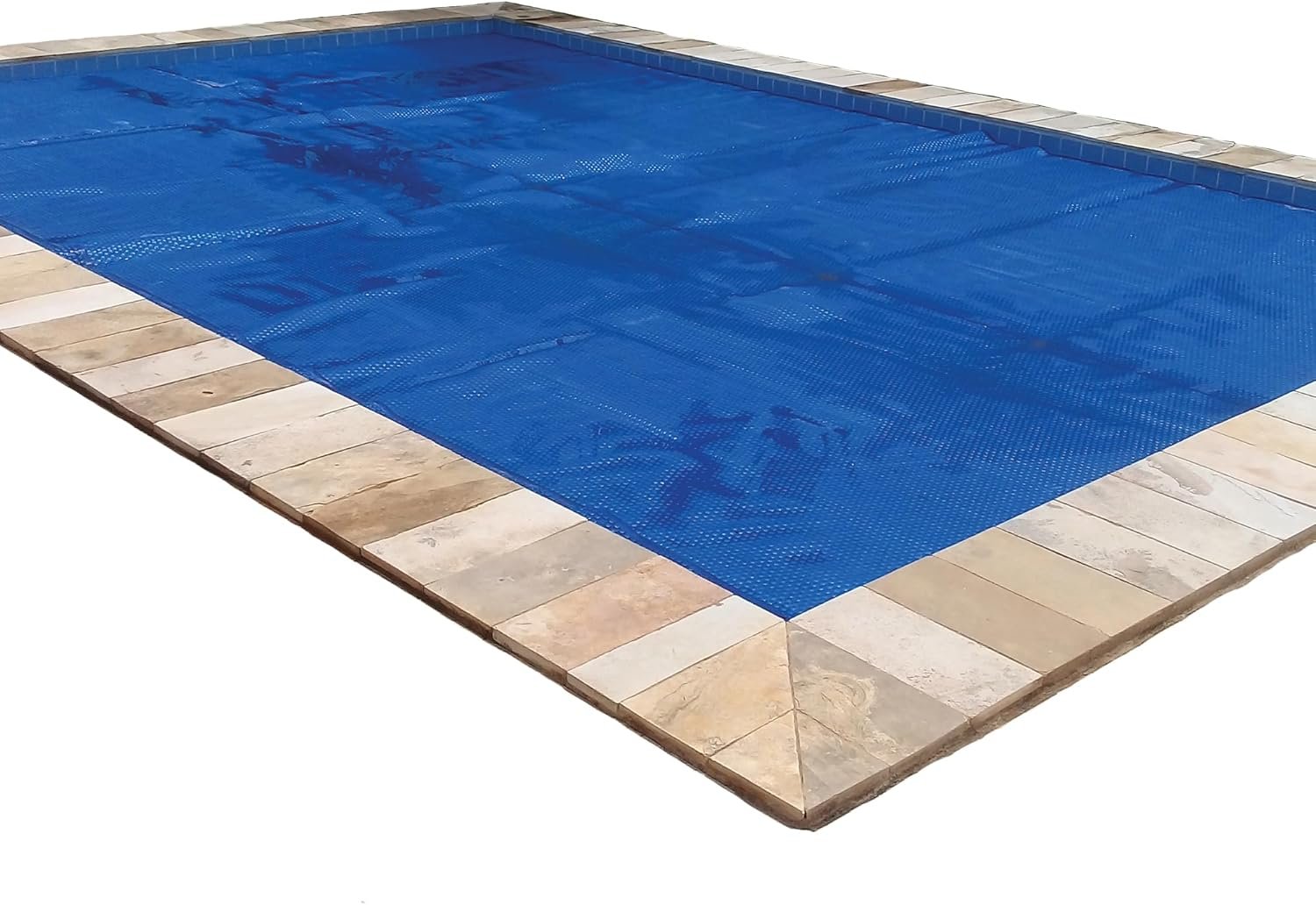 In The Swim 16′ x 32′ Premium Blue Rectangle Solar Pool Cover 12 Mil | For Solar Heating Above Ground Pools and Inground Pools