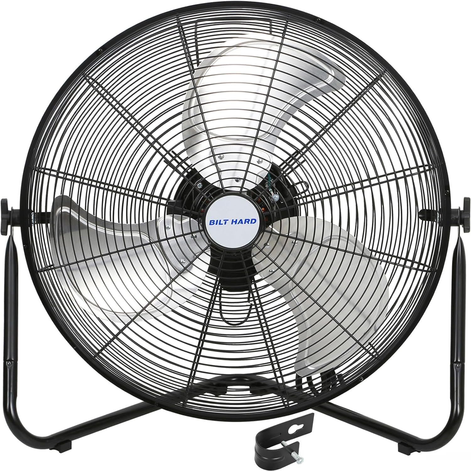 BILT HARD 4650 CFM 20″ High Velocity Floor Fan, 3-Speed Heavy Duty Metal Fan with Wall-Mounting System, Industrial Shop Fan for Commercial, Garage, and Greenhouse