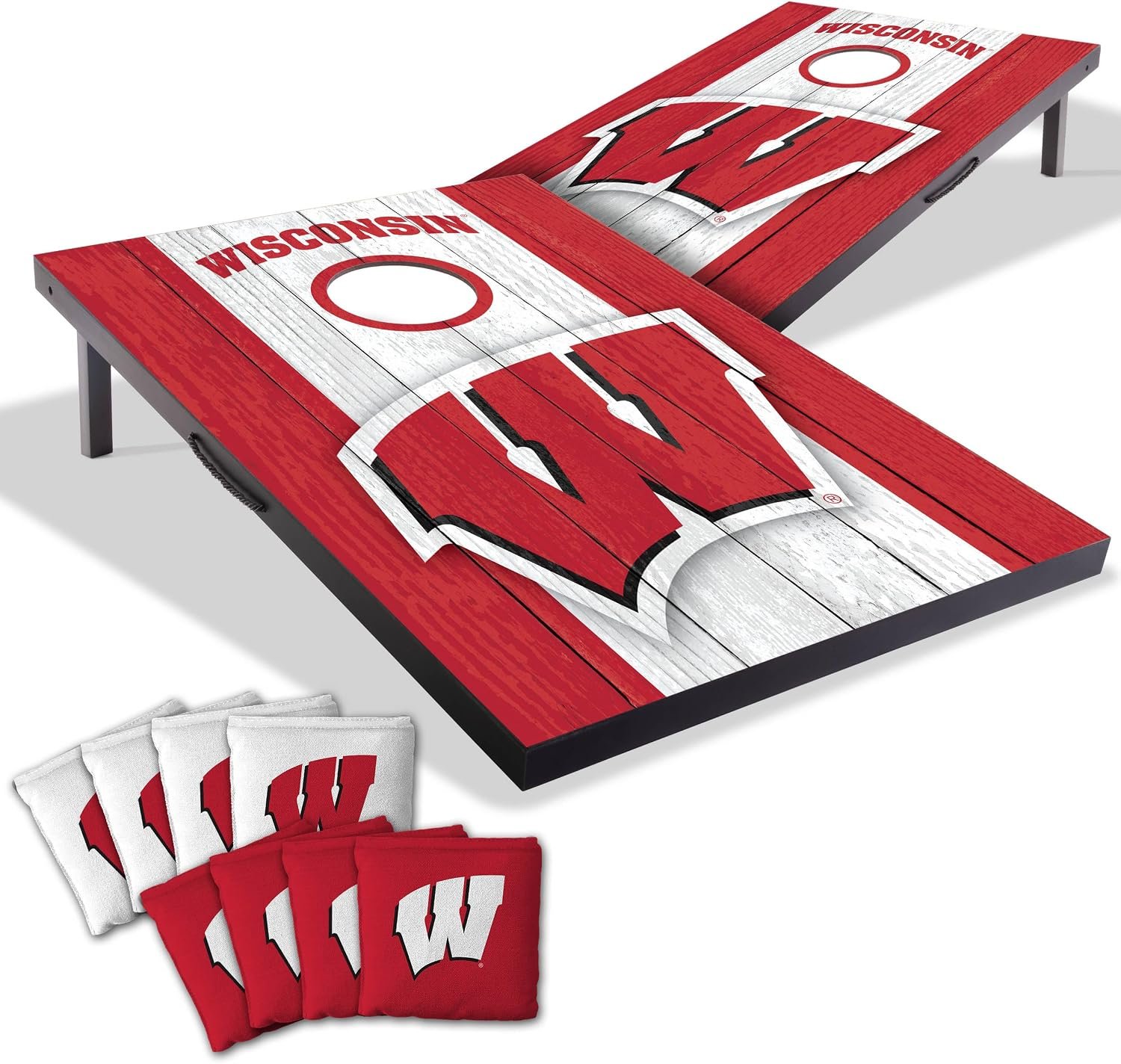 YouTheFan NCAA 2′ x 3′ Portable Cornhole Game with Logo Bags