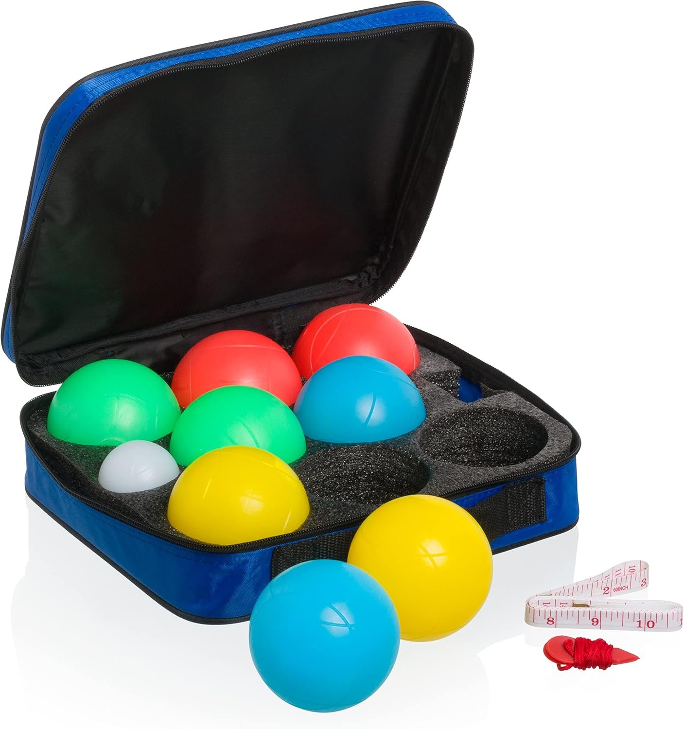 Playaboule Glow in The Dark LED Day Night Lighted Bocce Ball Set Choose 107mm or 85mm